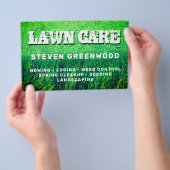 Rasenpflege Flyer (Handgriff)