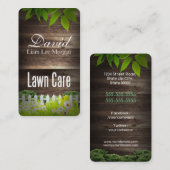 Rasenpflege / Gärtner / Landschaften Visitenkarte (Vorne/Hinten)