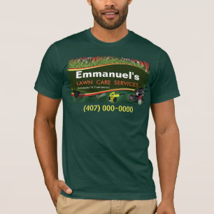Rasenpflege Graslandschaften schneiden Grüner T - T-Shirt