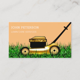 Rasenpflege Grasschneiden Lux VIP Visitenkarte