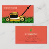 Rasenpflege Grasschneiden Visitenkarte (Vorne/Hinten)