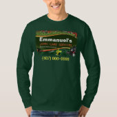 Rasenpflege Grasschnitt Langschläfer Shirt (Vorderseite)
