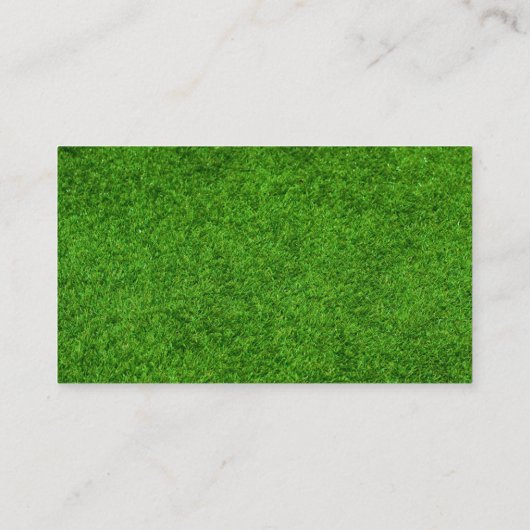 Rasenpflege Grünflächen für den Landschaftsschutz Visitenkarte (Rückseite)