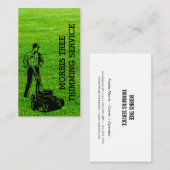 Rasenpflege | Landflucht | Gras Visitenkarte (Vorne/Hinten)