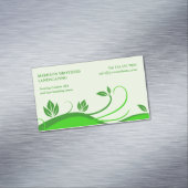 Rasenpflege Landscaper Magnetische Visitenkarte (Beispiel)