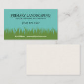 Rasenpflege Landscaper Service Grass Visitenkarte (Vorne/Hinten)