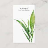 Rasenpflege Landscaping Moving Business Service Visitenkarte (Vorderseite)