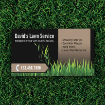 Rasenpflege Landscaping Mowing Black & Beige