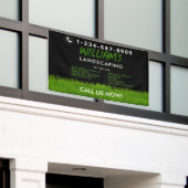 Rasenpflege Landscaping Mowing Cutting Services Banner (Äußeres Gebäude)