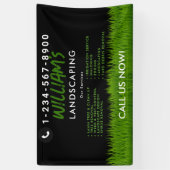 Rasenpflege Landscaping Mowing Cutting Services Banner (Vertikal)