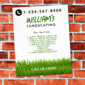 Rasenpflege Landscaping Mowing Cutting Services Flyer