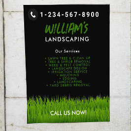 Rasenpflege Landscaping Mowing Cutting Services Flyer