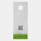 Rasenpflege Landscaping Mowing Cutting Services Türanhänger (Rückseite)