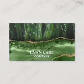 Rasenpflege Landschaft Elegante Berufliche Gartena Visitenkarte (Vorderseite)