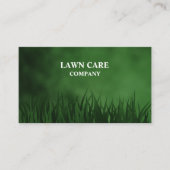 Rasenpflege Landschaft Moderner beruflicher Garten Visitenkarte (Vorderseite)