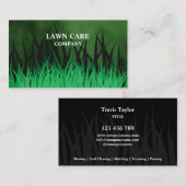 Rasenpflege Landschaft Moderner beruflicher Garten Visitenkarte (Vorne/Hinten)
