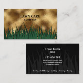 Rasenpflege Landschaft Moderner beruflicher Garten Visitenkarte (Vorne/Hinten)