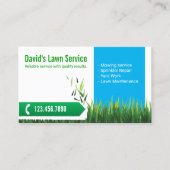 Rasenpflege Landschaften Beruflich Visitenkarte (Vorderseite)