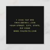 Rasenpflege Landschaften Einsame Orangene Bäume El Quadratische Visitenkarte (Rückseite)