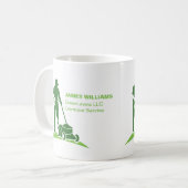 Rasenpflege Landschaften Kaffeetasse (Vorderseite Links)