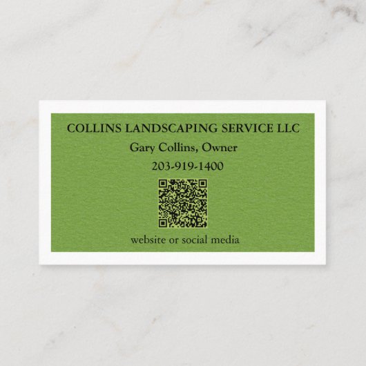 Rasenpflege Landschaften Landschaften-Visitenkarte Visitenkarte (Rückseite)