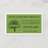 Rasenpflege Landschaften Landschaften-Visitenkarte Visitenkarte (Vorderseite)