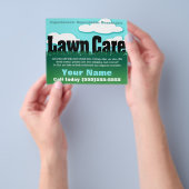 Rasenpflege. Landschaften. Mähen. Marketing Flyer (Gruppe)