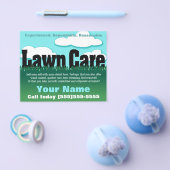 Rasenpflege. Landschaften. Mähen. Marketing Flyer (Einzeln)