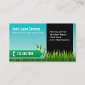 Rasenpflege Landschaften Visitenkarte (Vorderseite)