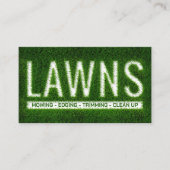 Rasenpflege - Landschaften Visitenkarte (Vorderseite)