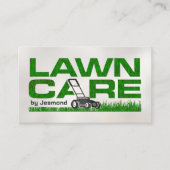 Rasenpflege - Landschaften Visitenkarte (Vorderseite)