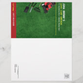 Rasenpflege Landschaftsbau Grasnutzung Vorlage Flyer (Hinten)