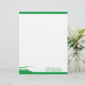 Rasenpflege Landschaftsbriefe Briefbogen (Stehend Vorderseite)