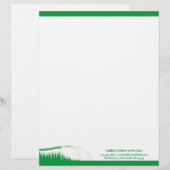 Rasenpflege Landschaftsbriefe Briefbogen (Vorne/Hinten)