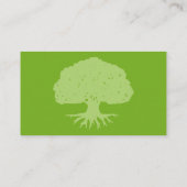 Rasenpflege Landschaftsgräber mit Wurzeln Visitenkarte (Rückseite)