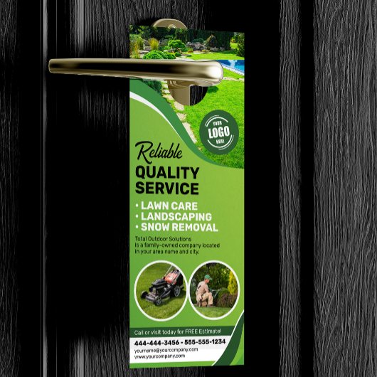 Rasenpflege: Landung des Schneeschutzes Türanhänger