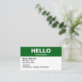 Rasenpflege Moderne Visitenkarten Design Visitenkarte (Stehend Vorderseite)