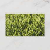 Rasenpflege Moderne Visitenkarten Design Visitenkarte (Rückseite)