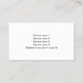 Rasenpflege Modernes Frühjahr Grün Visitenkarte (Rückseite)