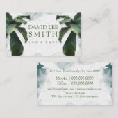 Rasenpflege oder Landschaften Visitenkarte (Vorne/Hinten)