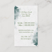 Rasenpflege oder Landschaften Visitenkarte (Rückseite)