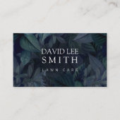 Rasenpflege oder Landschaften Visitenkarte (Vorderseite)