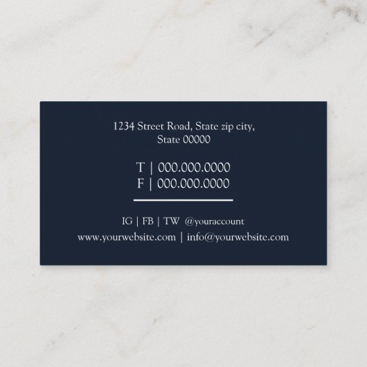 Rasenpflege oder Landschaften Visitenkarte (Rückseite)