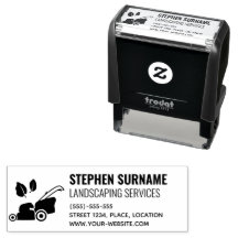 Rasenpflege oder Landschaftsschutz mit Symbol für