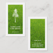 Rasenpflege | Treppendienst Visitenkarte (Vorne/Hinten)