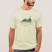 Rasenpflege und Gartenbauer T - Shirt (Vorderseite)