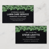 Rasenpflege und Landschaften in Beruflichem Blatts Visitenkarte (Vorne/Hinten)