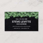 Rasenpflege und Landschaften in Beruflichem Blatts Visitenkarte (Rückseite)