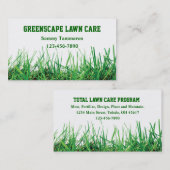 Rasenpflege und Landschaften Visitenkarte (Vorne/Hinten)