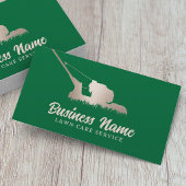 Rasenpflege und Landschaftsaufnahmen von Goldmäher Visitenkarte